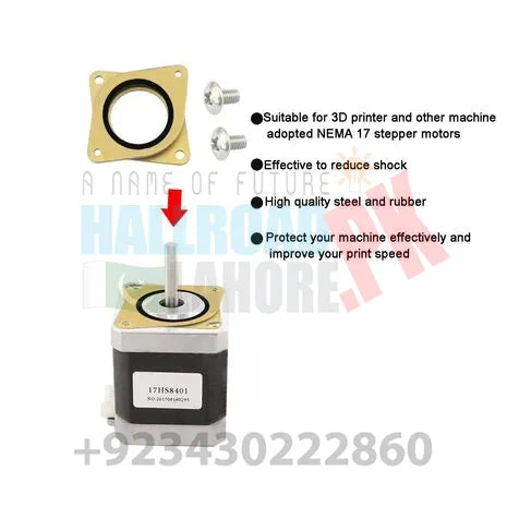 Nema Stepper Motor Steel And Rubber Vibration Dampers For 3d Printer