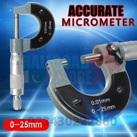 0-25mm 0.01mm Outside External Metric Gauge Micrometer Machinist Measuring Box