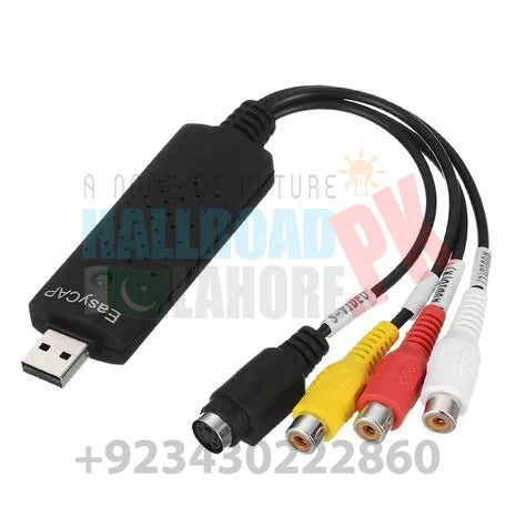 Usb 2.0 Easycap 4 Channel Dvr Cctv Camera Audio Video