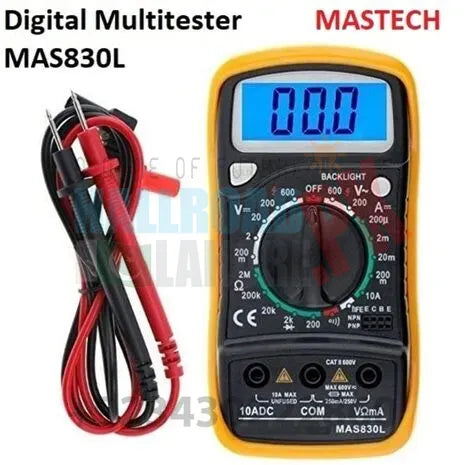 Portable Digital LCD Multimeter MAS830L