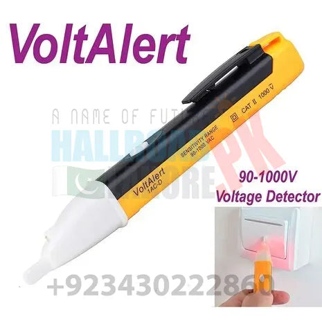 Non Contact Voltage Alert Pocket Pen 90-1000V Voltage Detector With LED Light