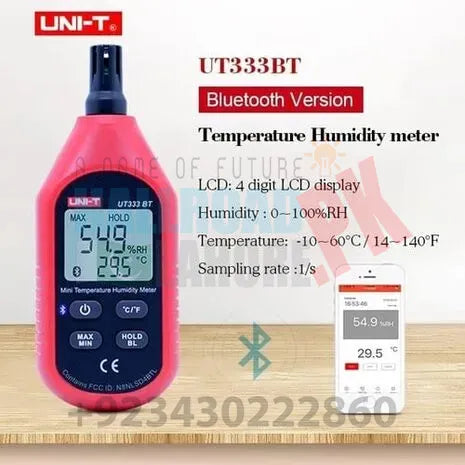 UT333BT Mini Temperature Humidity Meter Hygrometer Meter
