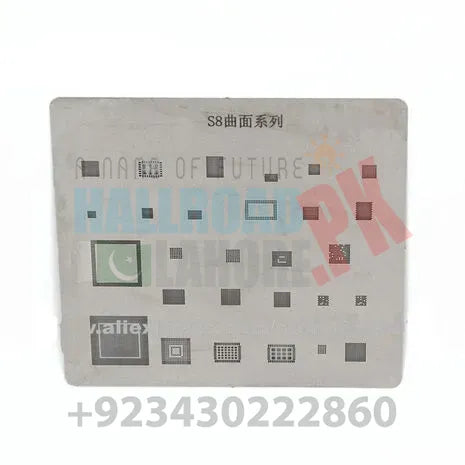 IC Chip BGA Reballing Stencil Kits Set Solder Template for Samsung S8