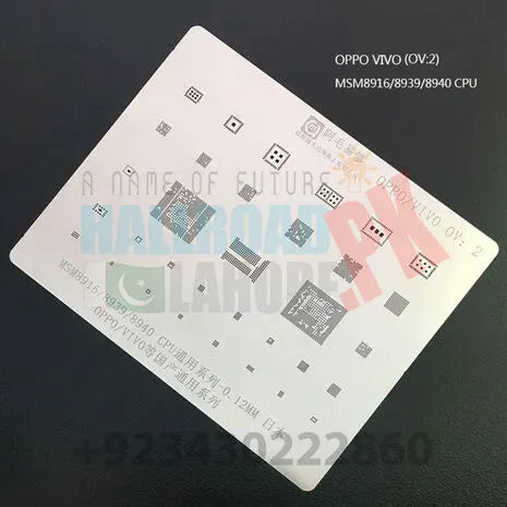 IC Chip BGA Reballing Stencil Kits Set Solder Template Multi-Function MSM8916 8939 8940 CPU Tin Steel Net For OPPO VIVO