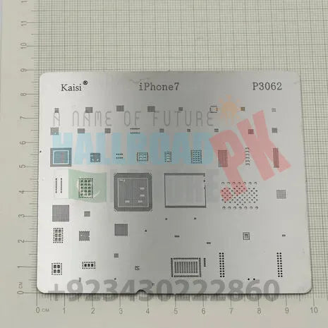 P3062 IC Chip BGA Reballing Stencil Kits Set Solder Template Multi-Function CPU Tin Steel Net For I Phone 7