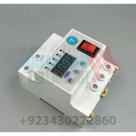 63A Automatic Re connection Circuit Breaker Over and Under Voltage Leakage Protection Current to Protect Relay