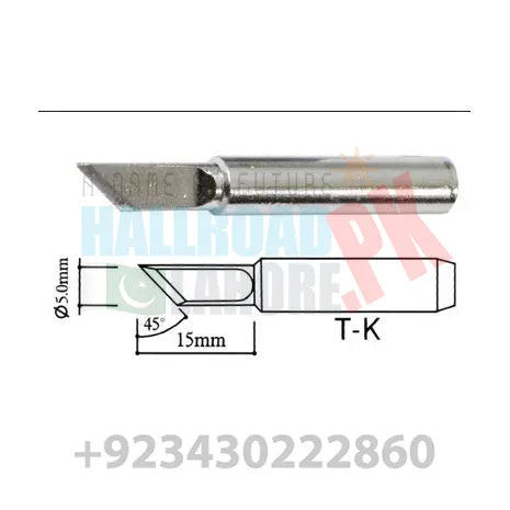 New Soldering Tip 900m T-k Shape k 5mm Aoyue Pt Zhaoxin Wep Repro Hakko
