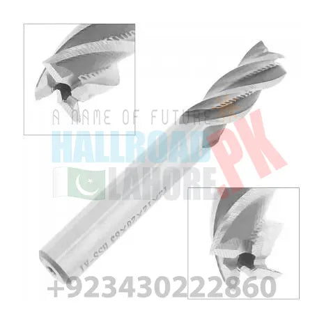 12mmx27mmx83mm Flute HSS End Mill Cutter with Super Hard Straight Shank Hot in Pakistan