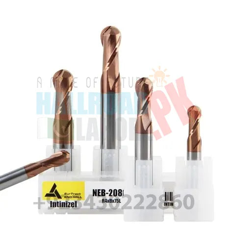 4x4x11x50mm Steel Ball Cutter Milling Cutter Carbide CNC Tool End Mill Ball Head Machining Center Forming Knife