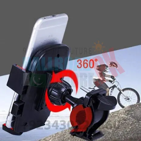 Mobile Phone Holder Stand Mount Bicycle Motorcycle Universal 360 Rotation Bike Phone Support