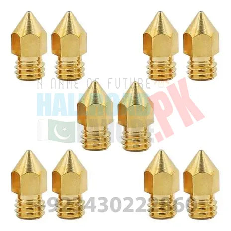 0.2mm 3d Printing Nozzle 3d Printer Accessories Mk8 Brass Nozzle In Pakistan