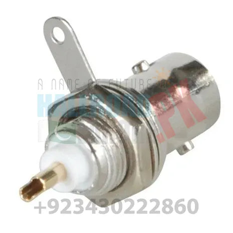 Bnc Chassis Mount Female Connector With Ground Tab Opek At-7031