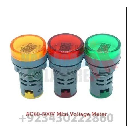 Mini LED Digital Display Voltage Meter Indicator Signal Lamp Tester Measurement In Pakistan