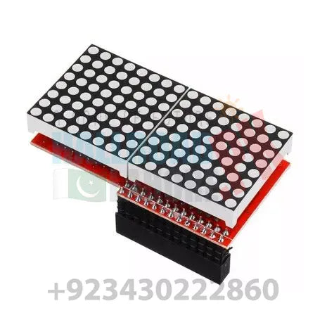 MAX7219 LED Dot Matrix Screen Module For Arduino Raspberry Pi B/ B+ In Pakistan