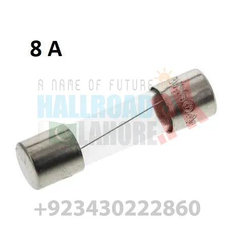 8 AMP  5x20mm 250VAC glass fuse In Pakistan