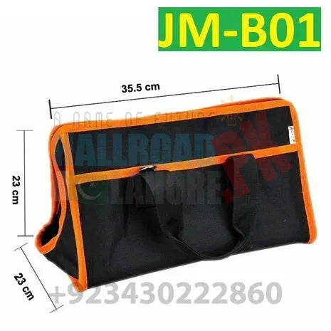 35.5x23x23CM JAKEMY JM-B01 Big Size Professional Tool Bag In Pakistan