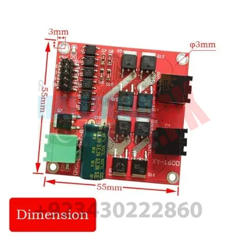 Dual Dc Motor Drive Module 7a 160w Industrial Grade Positive And Negative Pwm Speed Regulation L298 Logic