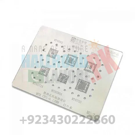 IC Chip BGA Reballing Stencil Kits Set Solder MTK CPU  0.12mm In Pakistan