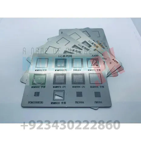 IC Chip BGA Reballing Stencil Kits Set Solder LG MSM8996 MSM8992 in Pakistan