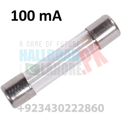 100 mA 6x30mm 250VAC glass fuse In Pakistan