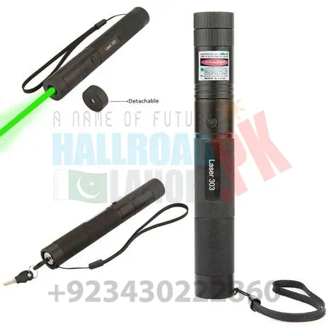 Handheld Focusable Green Laser Pen ZH 303  Rechargeable 100mw High Beam Green Laser Hunting Pointer