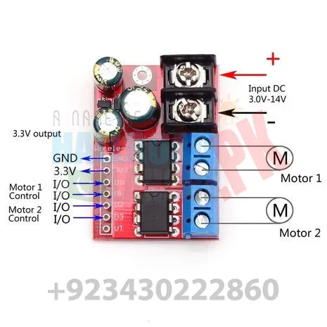 3 Channel Over Speed Module 5a Dual Motor Drive Module Reverse Pwm Speed Regulation Double h Bridg ...