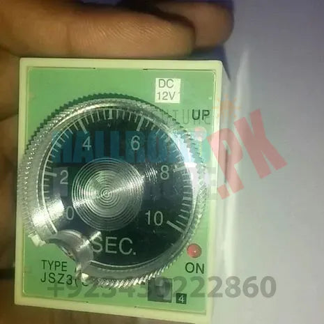 Contact AC 3A 250V 0-6mins DC 12V Delay Timer Relay in Pakistan
