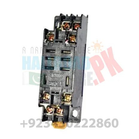 PTF08A 8 pin relay socket base Thick copper 10A Mini Relay Socket Base for LY2 HH62P