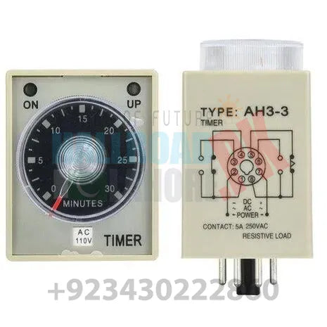 AH3-3 Multi Range Time Delay Relay Ah3 3 Timer Relay in Pakistan