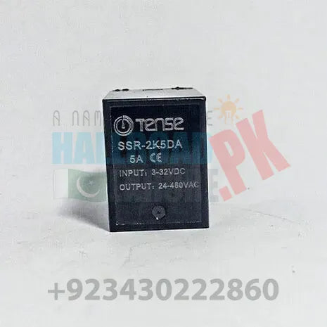 8pin Solid State Relay SSR-2K5DA 3-32v Dc Input Control 24-480v Ac Tense in Pakistan