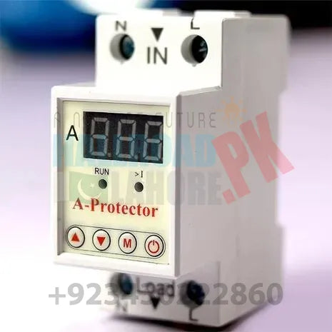 40A 230V Adjustable Ampere Over Protector Relay Breaker with Over Current Protection in Pakistan