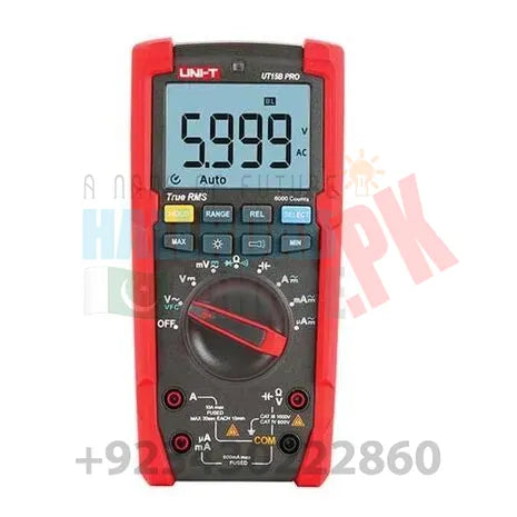 UT15B PRO 1000V True RMS Digital Multimeter (UNI-T) in Pakistan