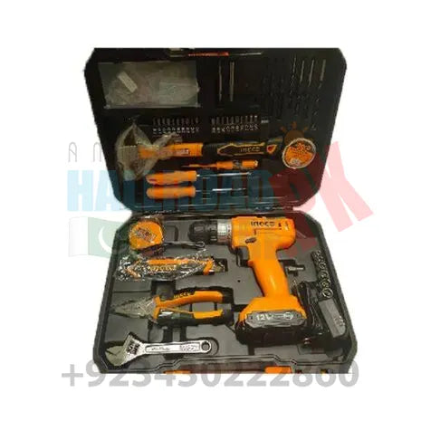 INGCO HKTHP11281 128 Pcs househol+E148:F149d tools set in Pakistan