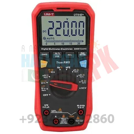 UNI T Handheld Professional True RMS Digital Multimeter UT61E+ in Pakistan