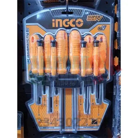 Ingco 10 Pcs screwdriver and precision screwdriver set HKSD1058 in Pakistan