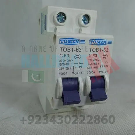 TOMZN Change Over Manual Transfer Switch Circuit Breaker TOB1 63 in Pakistan