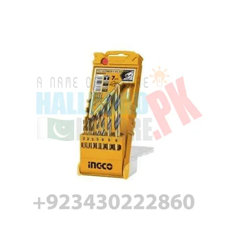 INGCO 7pcs Metal drill bits set AKD1075 in Pakistan