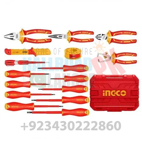 INGCO 16PCS Insulated Hand Tools Set HKITH1601 in Pakistan