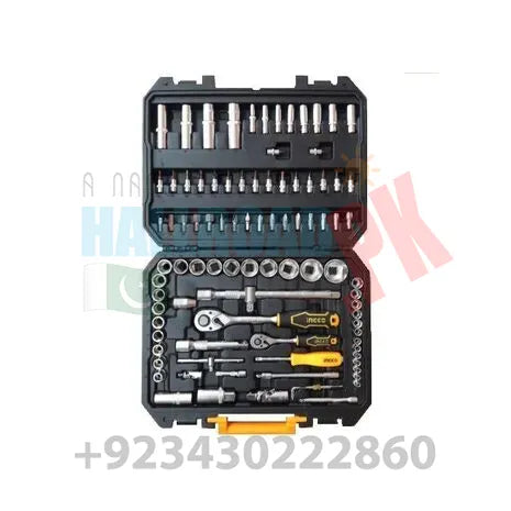 Ingco 94Pcs 1/4 And 1/2 Socket Set Industrial HKTS42941 in Pakistan