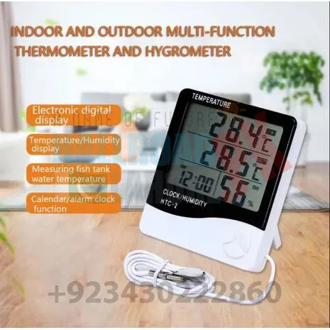 Digital Thermometer And Hygrometer Htc-2