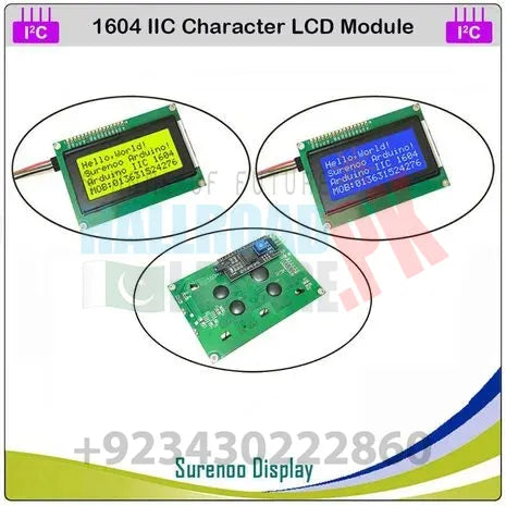 Iic I2c Twi 164 1604 16x4 Lcd Screen Module Character Series With Backlight For Arduino