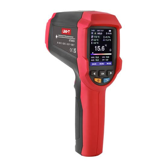 UNI-T Digital Infrared Thermometer UT305C+ Laser Temperature Meter Industrial Not Contact Pyrometer -50-2200 in Pakistan