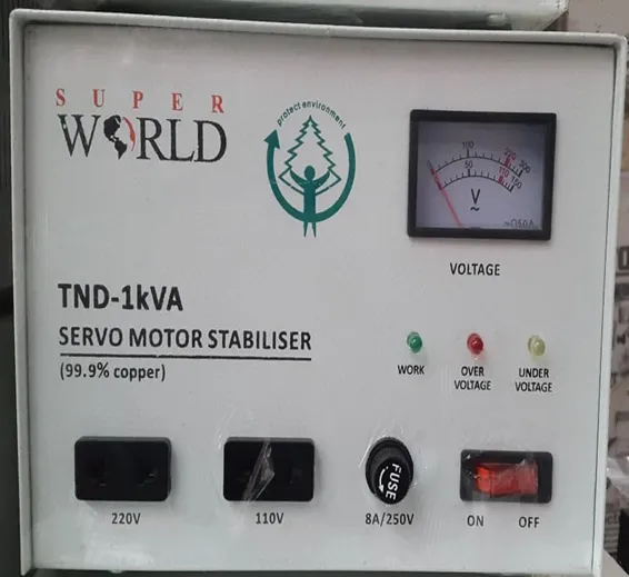 TND 1000VA 1kVA Servo Motor Stabilizer