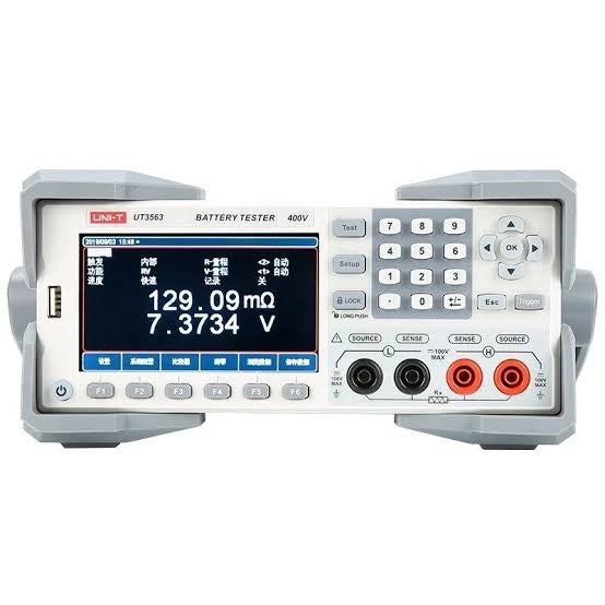 UNI-T UT3563 Battery Internal Resistance Tester (0-400V; 0.1uΩ~3.2kΩ) in Pakistan