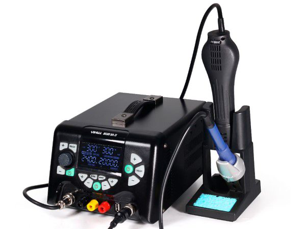 Yihua 853D 5A-II Soldering Rework Station with Hot Air Heat Gun and Soldering Iron in Pakistan