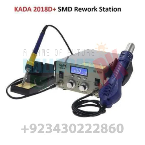 Kada 2018d+ Smd Bga Rework Station Hot Air Gun Soldering Iron 2 In 1 Welding Station