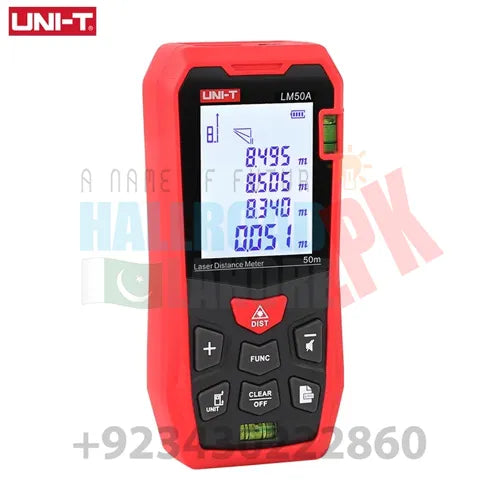 UNI-T LM50A High Precision Laser Distance Meter 50 Meters Range in Pakistan