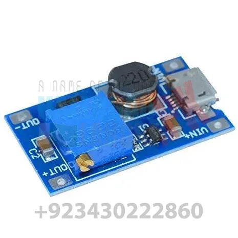 Boost Converter 2a Mt3608 Module Dc-dc Step-up Module Micro Usb In Pakistan