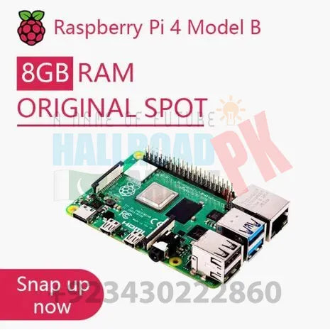 Raspberry Pi 4 8gb Ram Model b Quad Core Cpu 1.5ghz Development Board