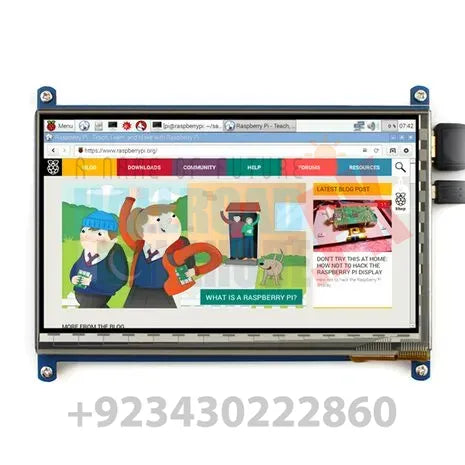 7 Inch HDMI Capacitive Touch LCD Screen For Raspberry Pi & Jetson Nano